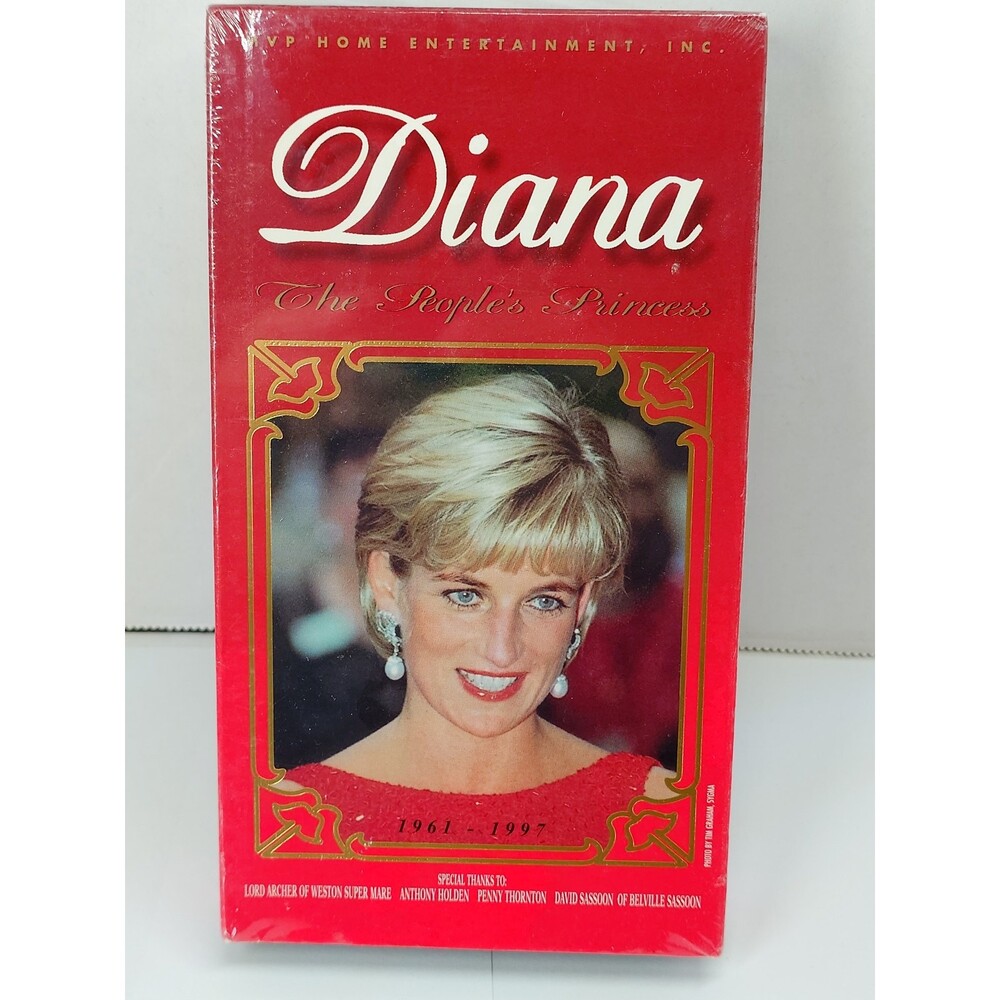 Diana The Peoples Princess VHS Tape new - MVP entertainment - Picture 1 of 3